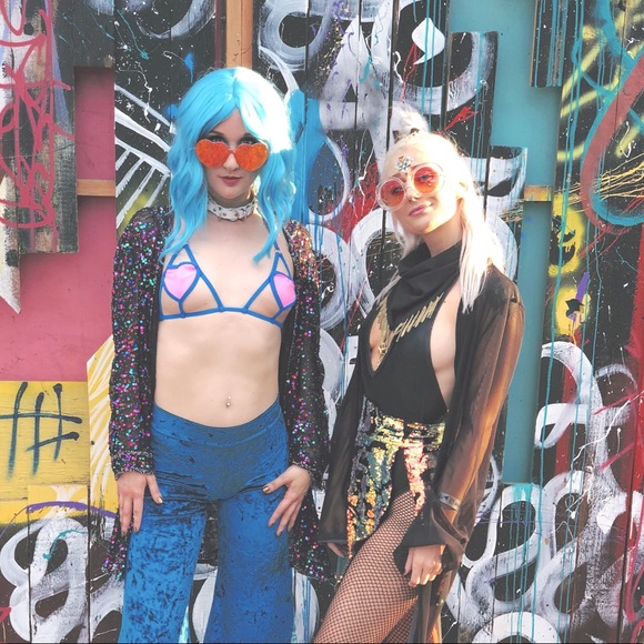 Sequin Wrap Skirt - Picture 4 of 5